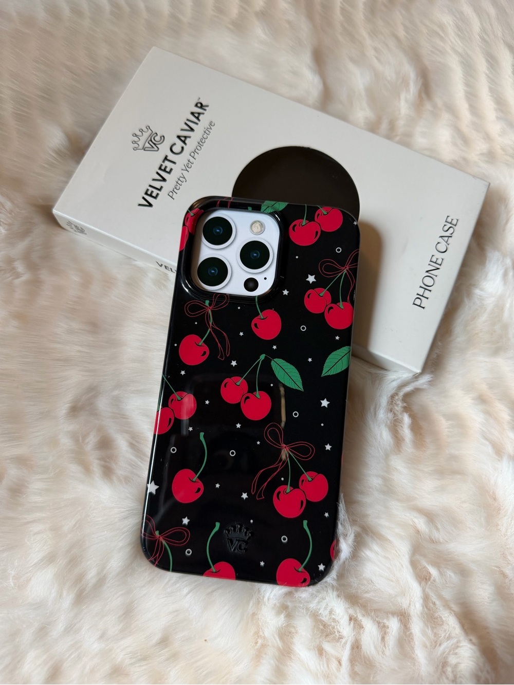 Velvet Caviar iPhone 15 pro max case